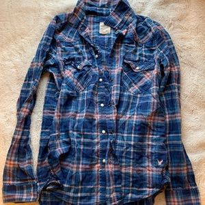 American Eagle button up flannel